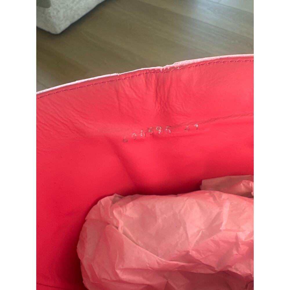 BALENCIAGA CAGOLE BOOTS IN PEACH SIZE IT41 - Picture 8 of 8
